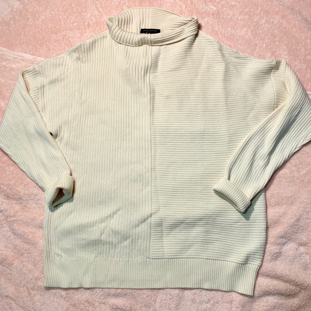cozy white sweater